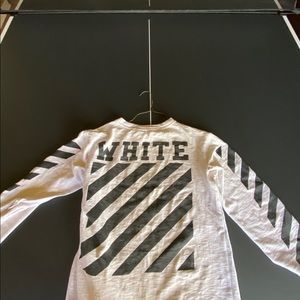 Off-white white long sleeve tshirt